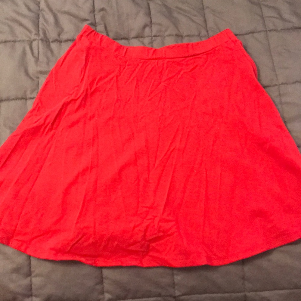 Red Nordstrom skirt